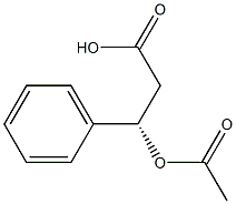 [S,(-)]-3-(Acetyloxy)-3-phenylpropionic acid Struktur