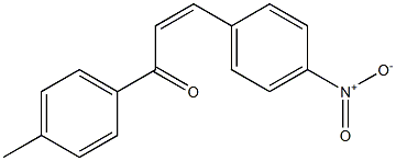 (2Z)-3-(4-Nitrophenyl)-1-(4-methylphenyl)-2-propen-1-one