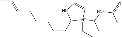 1-[1-(Acetylamino)ethyl]-1-ethyl-2-(6-octenyl)-4-imidazoline-1-ium