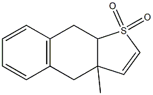 3a,4,9,9a-Tetrahydro-3a-methylnaphtho[2,3-b]thiophene 1,1-dioxide Struktur