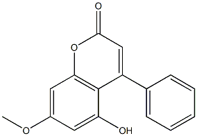 4-(Phenyl)-5-hydroxy-7-methoxycoumarin