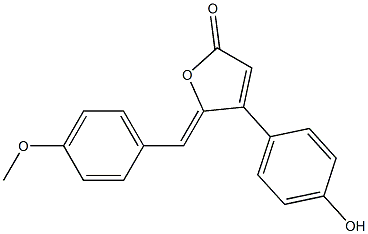 (5Z)-5-(4-Methoxybenzylidene)-4-(4-hydroxyphenyl)furan-2(5H)-one