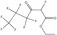 2,4,4,5,5,6,6,6-Octafluoro-3-oxohexanoic acid ethyl ester Structure
