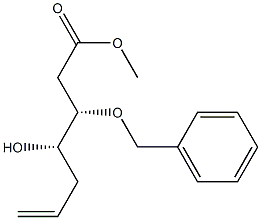 (3S,4S)-4-Hydroxy-3-(phenylmethoxy)-6-heptenoic acid methyl ester