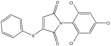 3-Phenylthio-1-(2,4,6-trichlorophenyl)-1H-pyrrole-2,5-dione