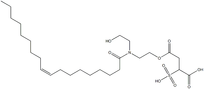 2-Sulfobutanedioic acid 4-[2-[(2-hydroxyethyl)[(Z)-1-oxo-9-octadecenyl]amino]ethyl] ester