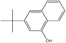 3-tert-Butyl-1-naphthol Struktur
