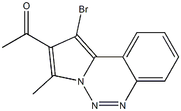 2-Acetyl-1-bromo-3-methylpyrrolo[1,2-c][1,2,3]benzotriazine