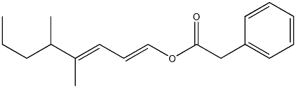 Phenylacetic acid 4,5-dimethyl-1,3-octadienyl ester