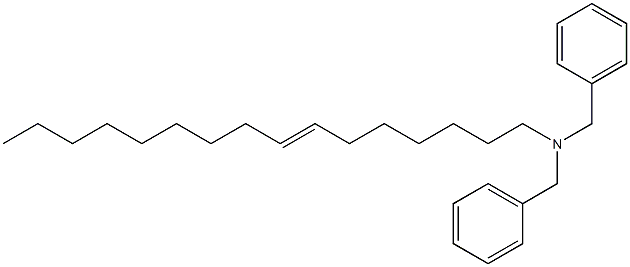(7-Hexadecenyl)dibenzylamine Structure