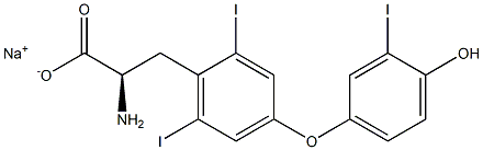 (R)-2-Amino-3-[4-(4-hydroxy-3-iodophenoxy)-2,6-diiodophenyl]propanoic acid sodium salt
