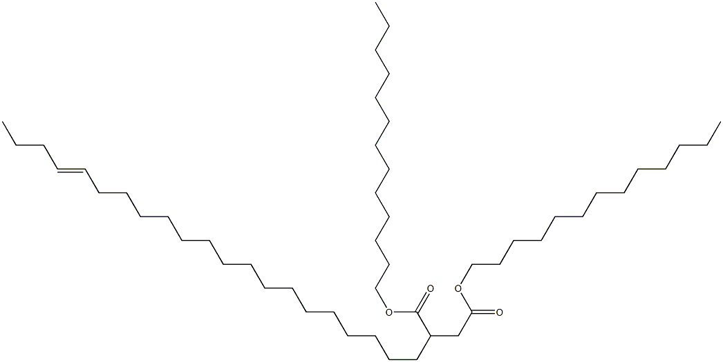 2-(17-Henicosenyl)succinic acid ditridecyl ester Struktur