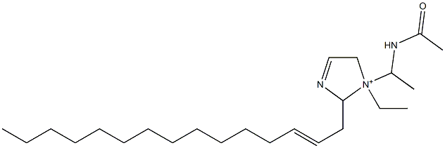 1-[1-(Acetylamino)ethyl]-1-ethyl-2-(2-pentadecenyl)-3-imidazoline-1-ium