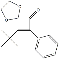 8-tert-Butyl-7-phenyl-1,4-dioxaspiro[4.3]oct-7-en-6-one Structure