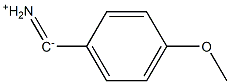 4-Methoxyphenyl(iminio)methaneide Struktur