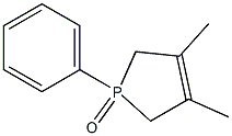1-Phenyl-3,4-dimethyl-2,5-dihydro-1H-phosphole 1-oxide Structure