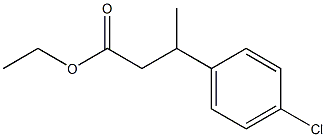3-(p-Chlorophenyl)butyric acid ethyl ester Structure