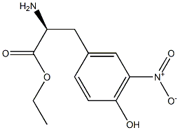 3-ニトロ-L-チロシンエチル 化学構造式