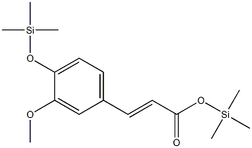 3-Methoxy-4-(trimethylsilyl)oxycinnamic acid trimethylsilyl ester