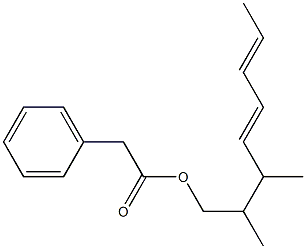 Phenylacetic acid 2,3-dimethyl-4,6-octadienyl ester
