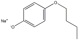 Sodium p-butoxyphenolate Structure