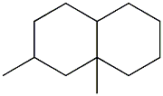 Decahydro-2,8a-dimethylnaphthalene Struktur