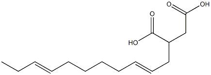 (2,8-Undecadienyl)succinic acid Structure
