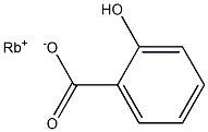 Salicylic acid rubidium salt Struktur