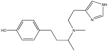  4-[2-[N-[3-(4-Hydroxyphenyl)-1-methylpropyl]methylamino]ethyl]-1H-imidazole