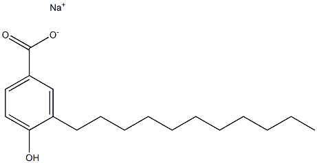 3-Undecyl-4-hydroxybenzoic acid sodium salt