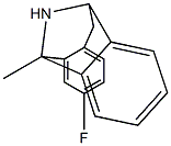 3-Fluoro-5-methyl-10,11-dihydro-5H-dibenzo[a,d]cyclohepten-5,10-imine Structure