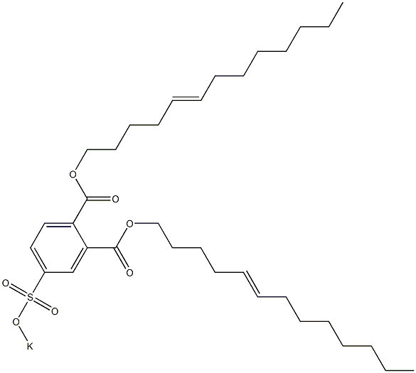 4-(Potassiosulfo)phthalic acid di(5-tridecenyl) ester|