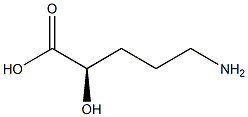 [R,(+)]-5-Amino-2-hydroxyvaleric acid Structure