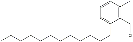 2-Dodecyl-6-methylbenzyl chloride Structure
