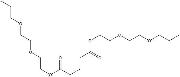 Glutaric acid bis[2-(2-propoxyethoxy)ethyl] ester Struktur
