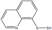 8-Quinolyl hydrodisulfide 结构式