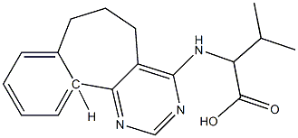 (R)-2-[[(6,7-Dihydro-5H-benzo[6,7]cyclohepta[1,2-d]pyrimidin)-4-yl]amino]-3-methylbutyric acid