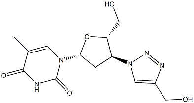 3'-(4-(Hydroxymethyl)-1H-1,2,3-triazol-1-yl)-3'-deoxythymidine