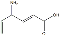 (E)-4-Amino-2,5-hexadienoic acid Struktur