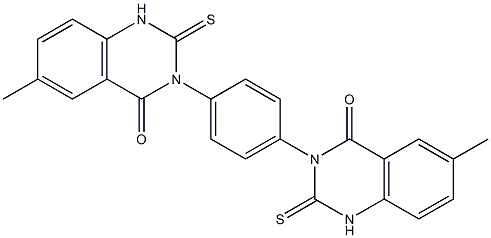 3,3'-(1,4-Phenylene)bis[1,2-dihydro-6-methyl-2-thioxoquinazolin-4(3H)-one]