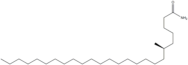 [R,(-)]-6-Methylpentacosanamide Struktur