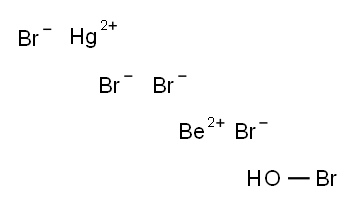 Beryllium hydroxybromide mercury(II) bromide Structure