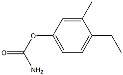 Carbamic acid 4-ethyl-3-methylphenyl ester Struktur
