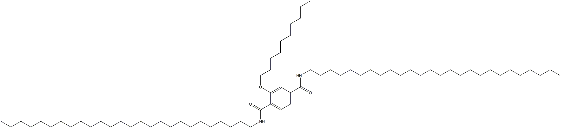 2-(Decyloxy)-N,N'-dihexacosylterephthalamide 结构式