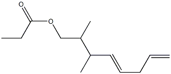 Propionic acid 2,3-dimethyl-4,7-octadienyl ester