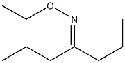 4-Heptanone O-ethyl oxime Structure
