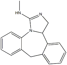 9,13b-Dihydro-3-methylamino-1H-dibenz[c,f]imidazo[1,5-a]azepine Structure
