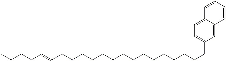 2-(16-ヘニコセニル)ナフタレン 化学構造式