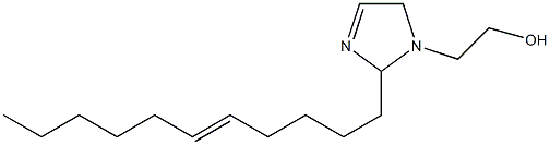 1-(2-ヒドロキシエチル)-2-(5-ウンデセニル)-3-イミダゾリン 化学構造式