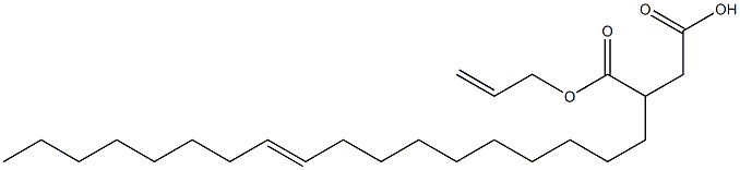 3-(10-オクタデセニル)こはく酸1-水素4-アリル 化学構造式